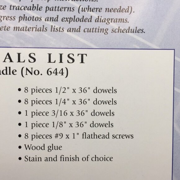 U-Bild Woodworking Plans for Rocker Cradle Combination 644 - Picture 7 of 8